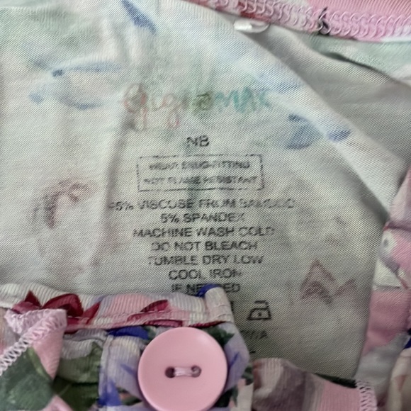 GIGI & MAX Floral Sleep Gown NB VGUC - Picture 4 of 5